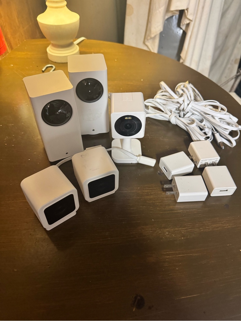 Wyze White Security Camera and Accessory Bundle - White